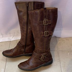 boc brown riding boots
